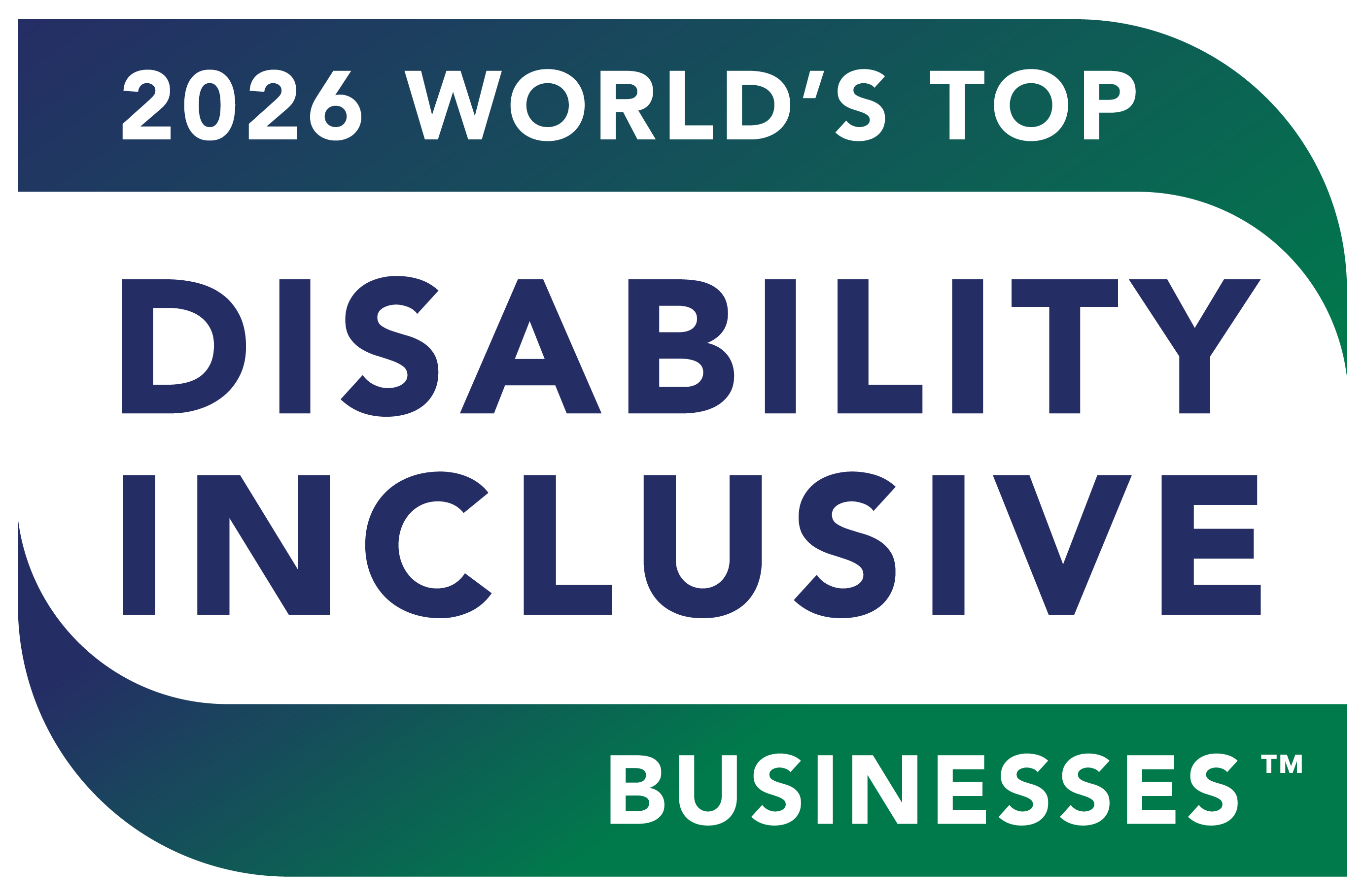 2025 United States Disability Equality Index recognition for Best Place to Work for Disability Inclusion.