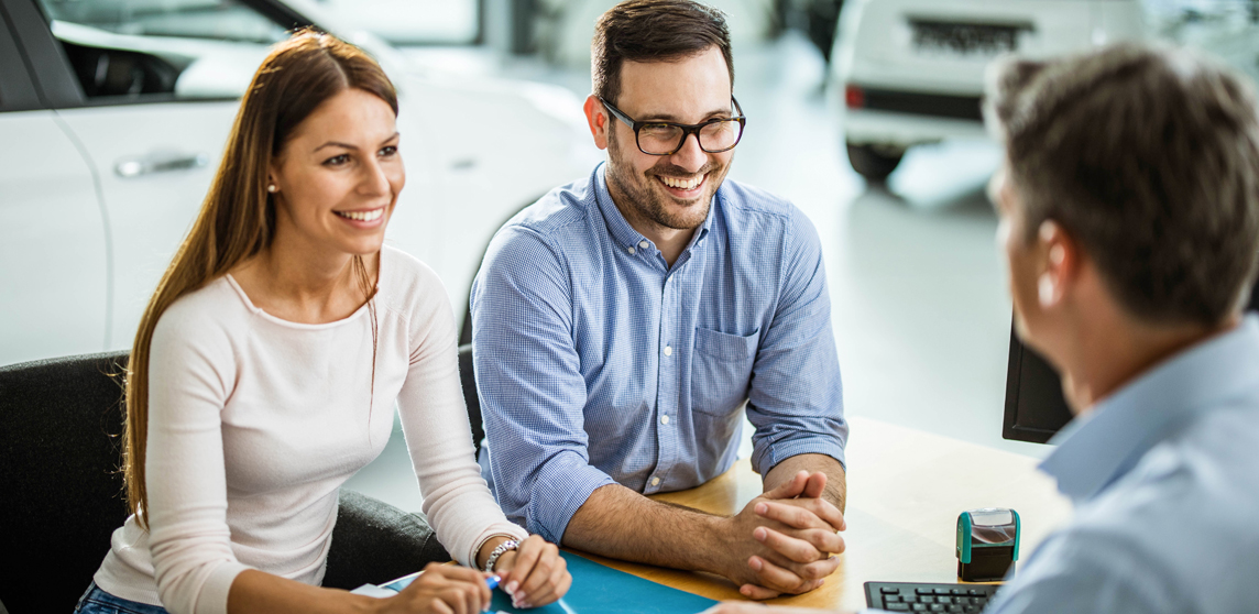 Couple meeting with advisor