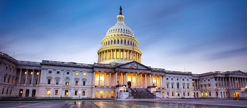 A view of the U.S. Capitol in Washington D.C.