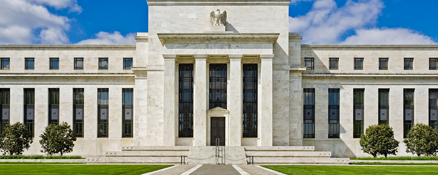 The Federal Reserve building in Washington, D.C