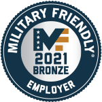 2021 Bronze Military Friendly Employer Badge